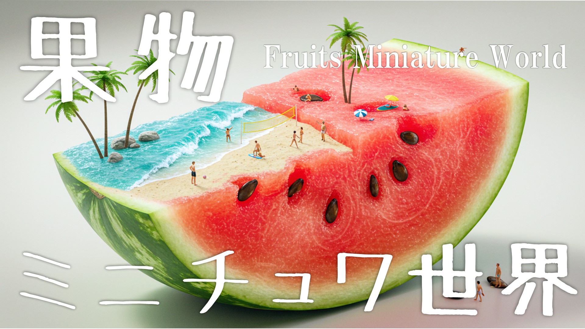 発想がすごい！食べ物で作られた夢のようなミニチュアの世界