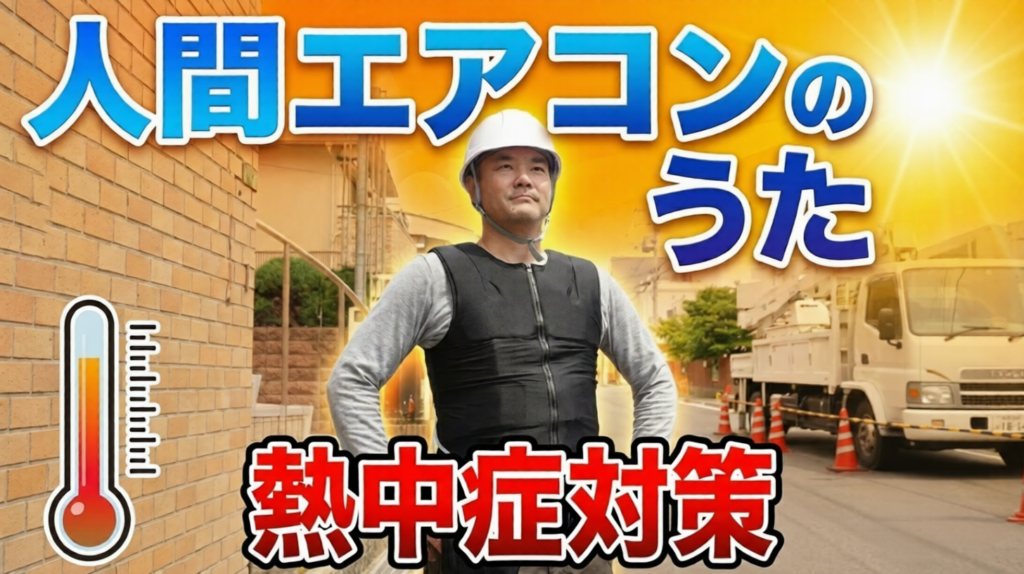 【公式MV】人間エアコンのうた - 酷暑の現場を救う水冷服の決定版！