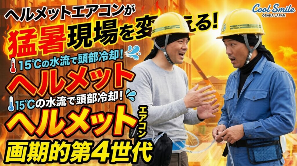 【未来の現場】ヘルメットエアコンAIUが変える、夏を勝ち抜く「現場力」と「判断力」